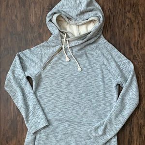 Ampersand Avenue Grey Double Hood Sweatshirt